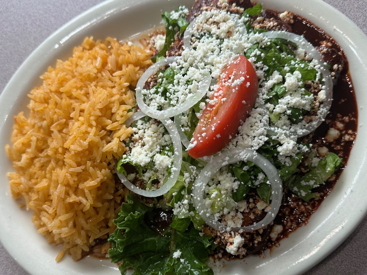 Chicken Enchiladas de Mole Oaxaqueño