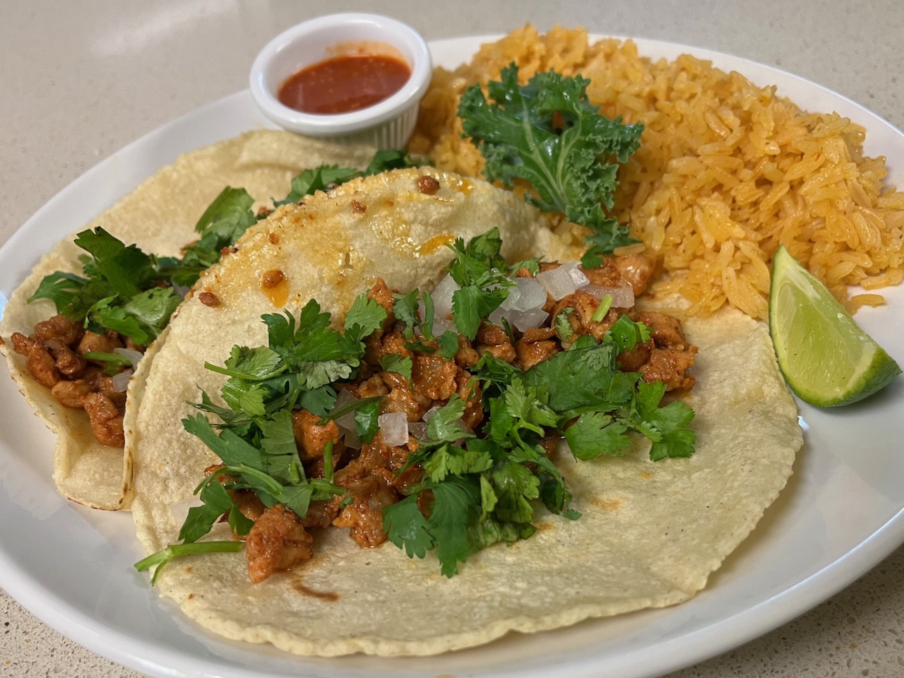 Pork Adobada Tacos